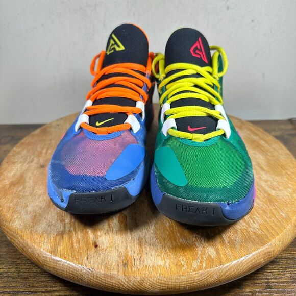 Nike Zoom Freak 1 "What The" Roots Giannis CT8476-800 Shoes Men's Size 8 - Picture 3 of 10